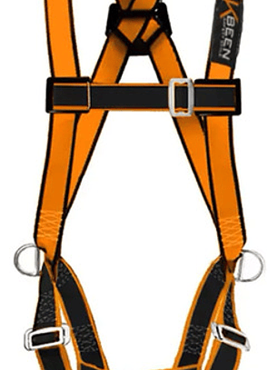 Arnés Paracaidista 3 Argollas Kl-8000 Talla Xl Certificado Naranja