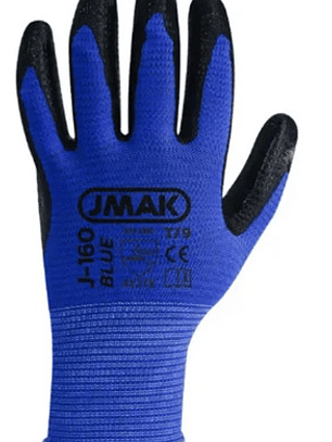 Guantes Jmak Multiflex Nitrilo Antideslizantes 12 Pares Azul