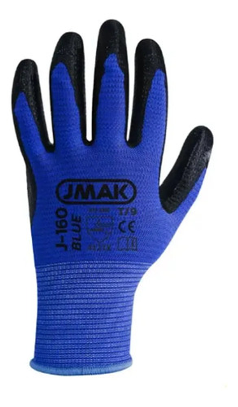 Guantes Jmak Multiflex Nitrilo Antideslizantes 12 Pares Azul