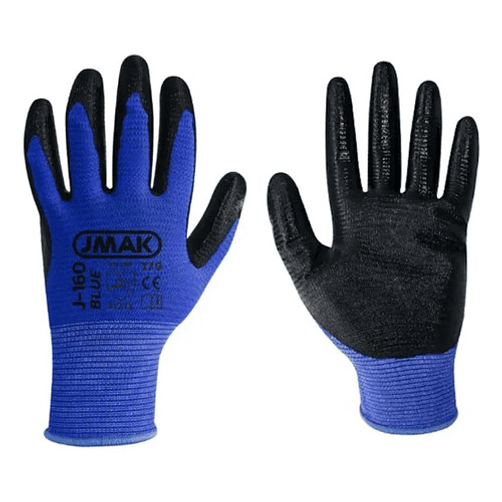 Guantes Jmak Multiflex Nitrilo Antideslizantes 12 Pares Azul 2