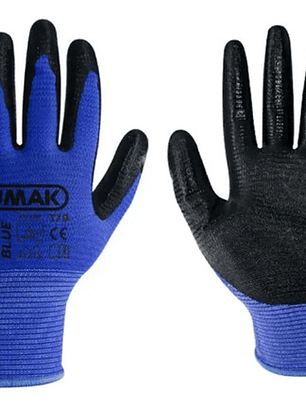 Guantes Jmak Multiflex Nitrilo Antideslizantes 12 Pares Azul