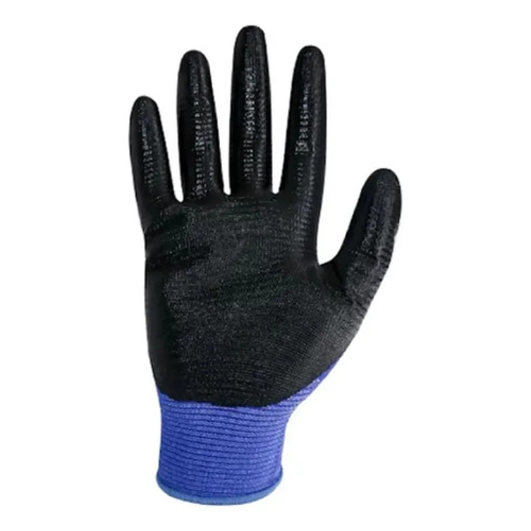 Guantes Jmak Multiflex Nitrilo Antideslizantes 12 Pares Azul 3