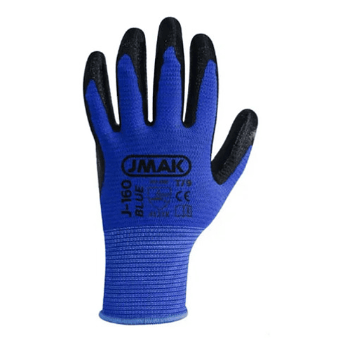 Guantes Multiproposito Palma Nitrilo Antideslizantes T9 1par Azul 2