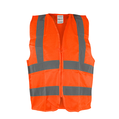 Chaleco Reflectante Naranja Talla Estándar Kbeen Naranja Estándar 1