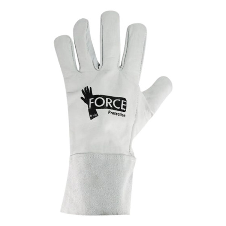 Guante De Cabritilla L-130 Electricista Talla Única Force Blanco 2