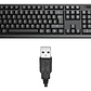Teclado Qwerty Philips K254 Usb 104 Teclas 1.5m Cable Negro Español Latinoamérica - Miniatura 8