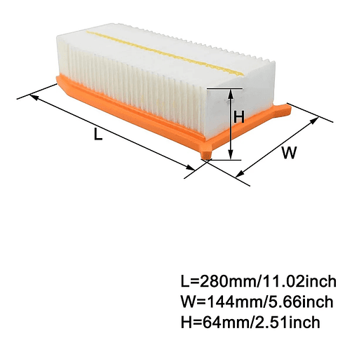 Filtro Aire Original Renault 16 54 676 74R 3