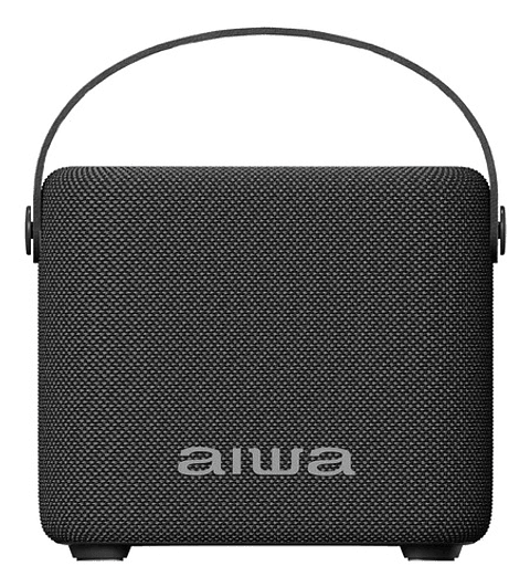 Parlante Bluetooth Portátil Aiwa 7w Con Luz Aws-s70bt Color Negro
