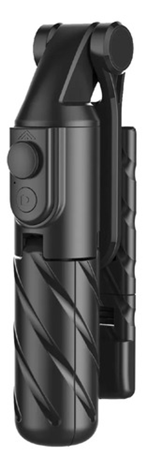 Palo Selfie Trípode 2 En 1 Inalámbrico Con Luz Aw-slf2 Color Negro