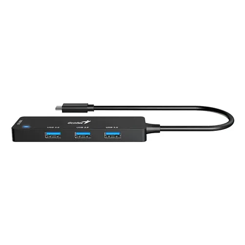 Hub Usb 3.0 Genius Uh-400 De 4 Puertos Color Negro 3