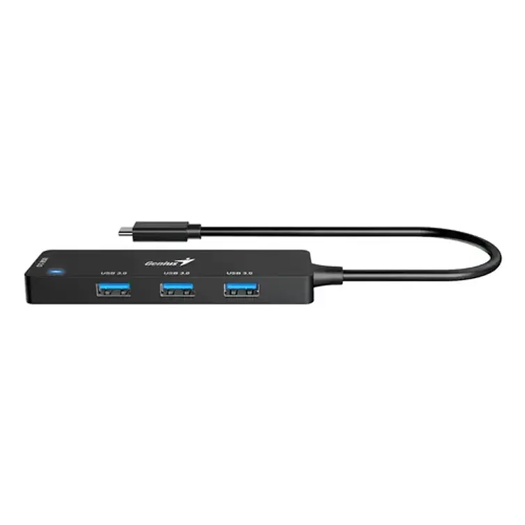 Hub Usb 3.0 Genius Uh-400 De 4 Puertos Color Negro 3