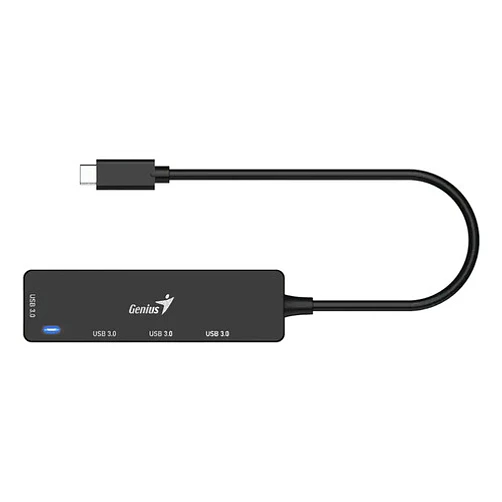 Hub Usb 3.0 Genius Uh-400 De 4 Puertos Color Negro 4