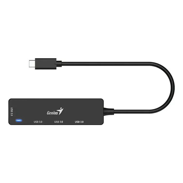Hub Usb 3.0 Genius Uh-400 De 4 Puertos Color Negro 4