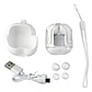 Audifono Tws Glass Crystal + Silicon Case Black Mlab 09354 Color Blanco - Miniatura 3