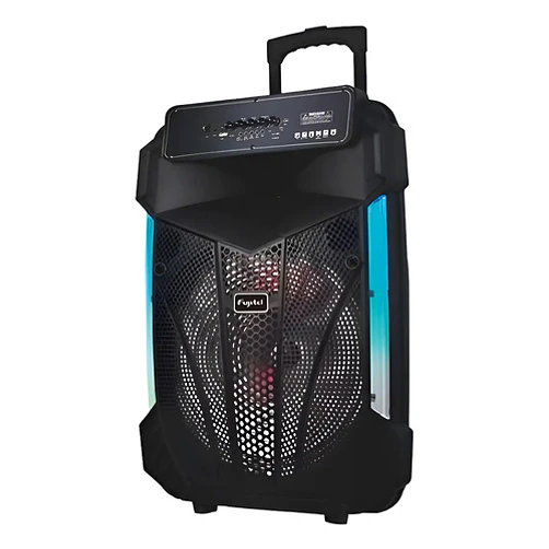 Parlante Karaoke De 15'' Rgb Recargable + Micrófono Inalámbrico Color Negro 1