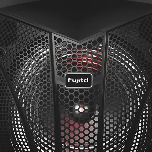Parlante Karaoke De 15'' Rgb Recargable + Micrófono Inalámbrico Color Negro 12