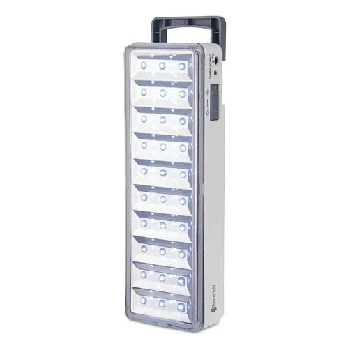 Lámpara de Emergencia LED Con Batería Recargable 30 LEDs 120LUM 5W Powerlab 7258 Color Blanco 1