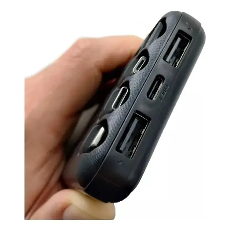 Power Bank Inalámbrico Mlab 10000mAh Carga Rápida USB-C Negro 2