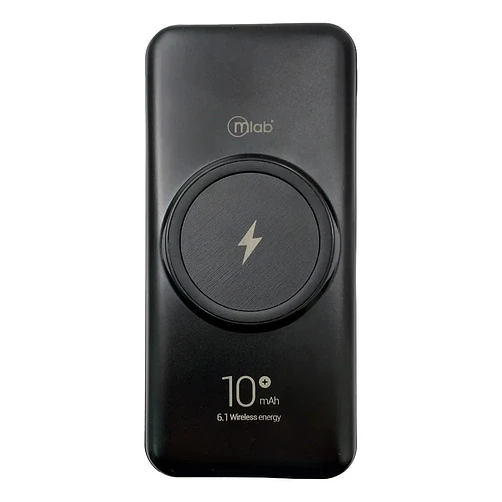 Power Bank Inalámbrico Mlab 10000mAh Carga Rápida USB-C Negro 3