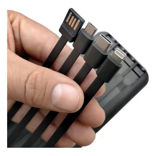 Power Bank Inalámbrico Mlab 10000mAh Carga Rápida USB-C Negro 6