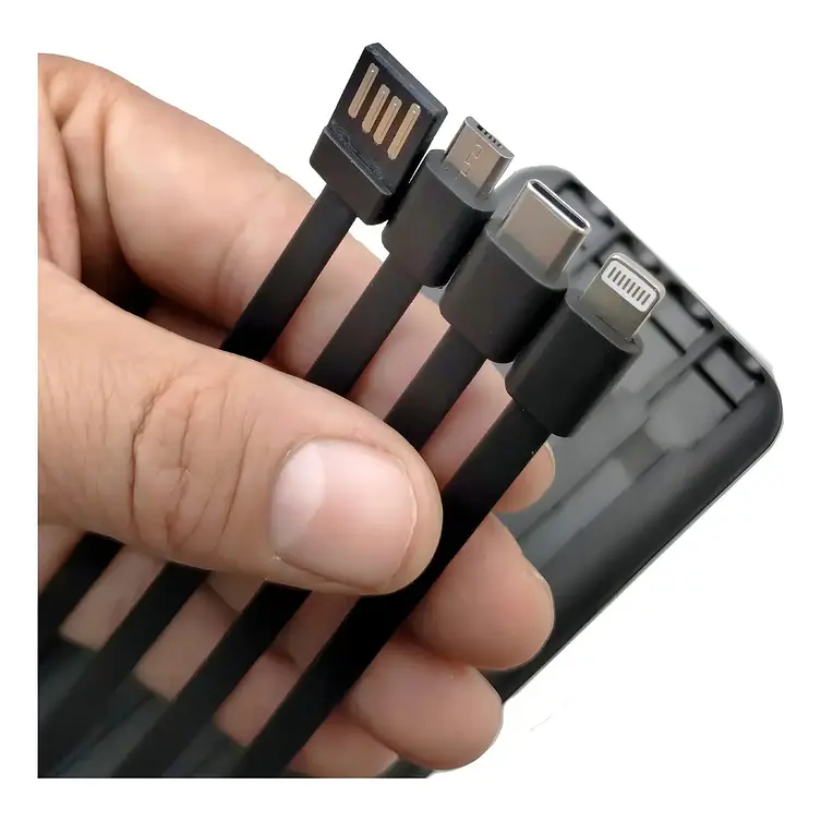 Power Bank Inalámbrico Mlab 10000mAh Carga Rápida USB-C Negro 6