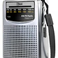 Radio Retro Portátil Mlab CF-10 AM/FM Gris Con Bluetooth y USB - Miniatura 1