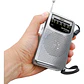 Radio Retro Portátil Mlab CF-10 AM/FM Gris Con Bluetooth y USB - Miniatura 3