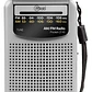 Radio Retro Portátil Mlab CF-10 AM/FM Gris Con Bluetooth y USB - Miniatura 4