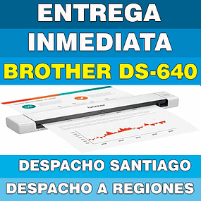 ESCANER BROTHER DS-640 PORTATIL USB