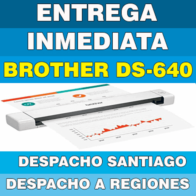 ESCANER BROTHER DS-640 PORTATIL USB