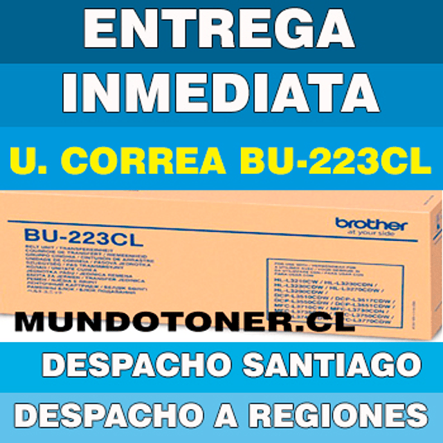 UNIDAD DE CORREA BROTHER BU-223CL HL-3270/DCP-L3551/MFC-L3750CDW
