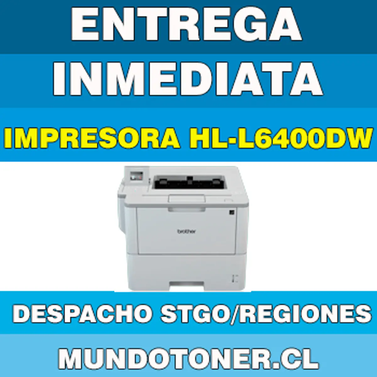 Impresora Laser Brother HL-L6400DW Duplex, Wifi