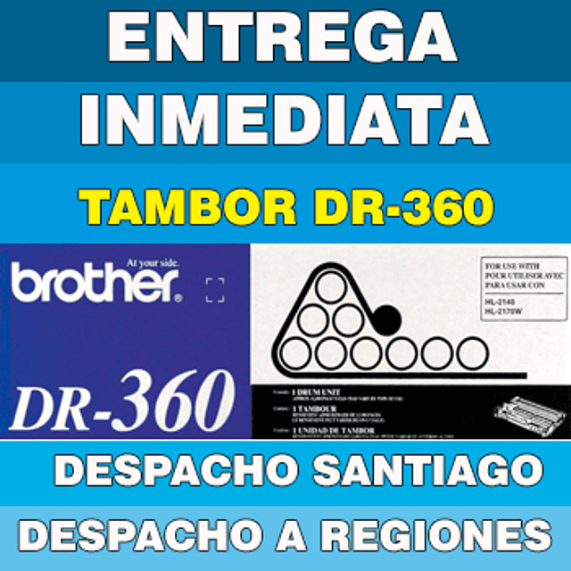 TAMBOR BROTHER DR-360 ORIGINAL
