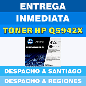 TONER HP Q5942X (42x) NEGRO ORIGINAL LASERJET 4240 / 4250 / 4350 