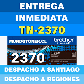 TONER BROTHER TN-2370 NEGRO ORIGINAL HL-L2320D/L2360DW/L2540DW/L2700DW/L2740DW