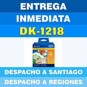 ETIQUETA BROTHER DK-1218 1.000 ETIQUETAS REDONDAS 24MM 