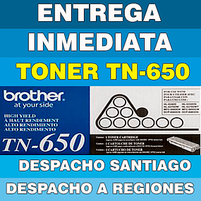 TONER BROTHER TN-650 8.000 PAGINAS HL-5340D HL-5370DW DCP-8085DN MFC-8480DN MFC-8890DW