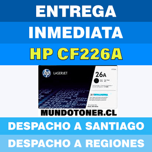 TONER HP CF226A 26A ORIGINAL HP LaserJet Pro: M402, M426