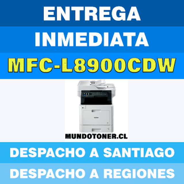 MULTIFUNCIONAL LASER COLOR BROTHER MFC-L8900CDW DUPLEX, WIFI, USB, RED 
