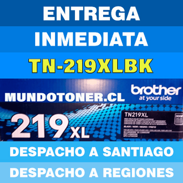 TONER BROTHER TN-219XLBK NEGRO 3.000 PAG. L3280CDW L3560CDW L3760CDW