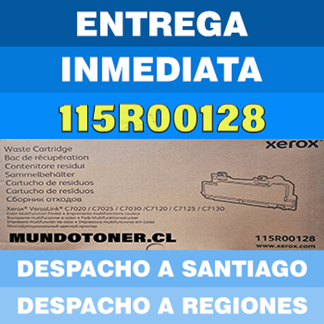 COLECTOR DE RESIDUOS XEROX 115R00128 VERSALINK C7020/C7025/C7120/C7125/C7130