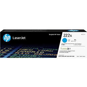 Toner HP W2221A 222A Cyan Original 1.200 Pág. LaserJet Pro 3303FDW | MundoToner Chile
