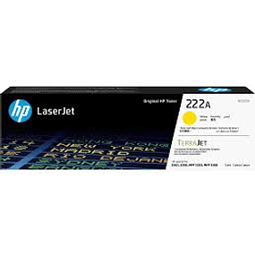 Toner HP W2222A 222A Yellow Original 1.200 Pág. LaserJet Pro 3303FDW | MundoToner Chile