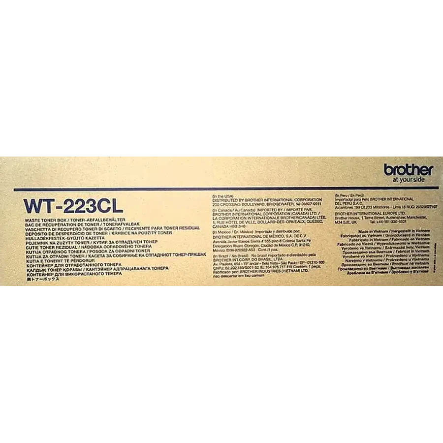 Colector de Residuos Brother WT-223CL Original | HL-L3270CDW DCP-L3551CDW MFC-L3750CDW