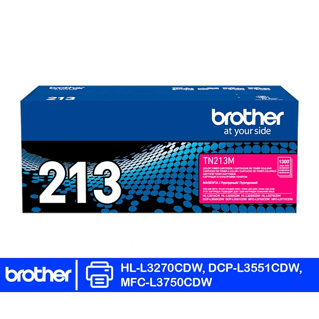 Toner Brother TN-213M Magenta Original | HL-L3270CDW DCP-L3551CDW MFC-L3750CDW