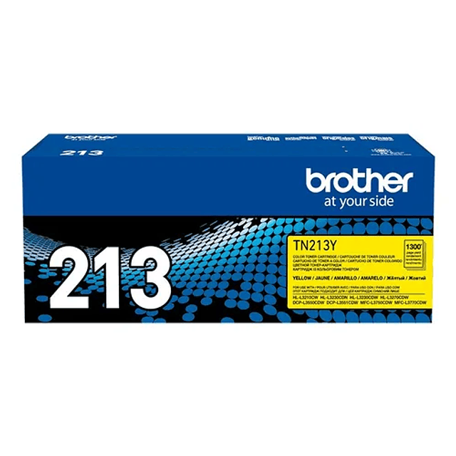 Toner Brother TN-213Y Yellow Original | HL-L3270CDW DCP-L3551CDW MFC-L3750CDW