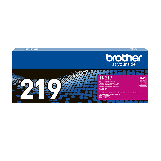 Toner Brother TN-219M Magenta Original | HL-L3280 DCP-L3560 MFC-L3760