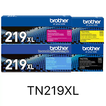 PACK TN-219XL · 4 COLORES original Brother