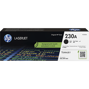 Toner HP W2300A 230A Negro Original | LaserJet Pro 4203DW 4303FDW | Stock Inmediato