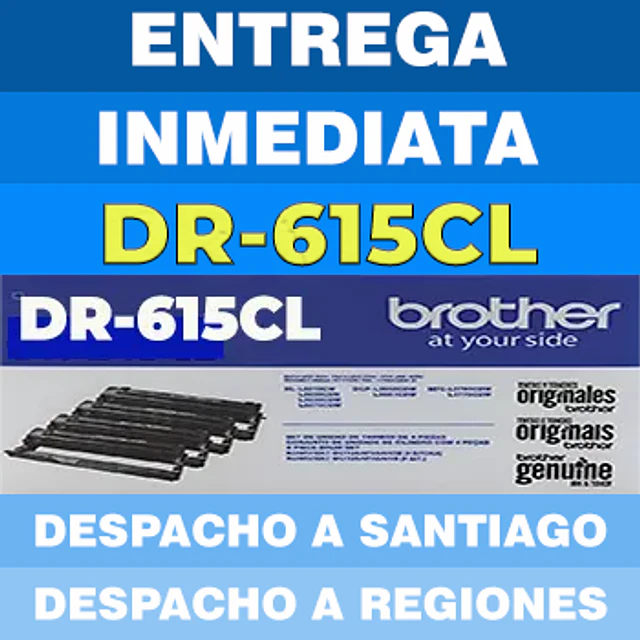 Tambor Brother DR-615CL 50.000 Páginas | MFC-L8970CDW HL-L8570CDW